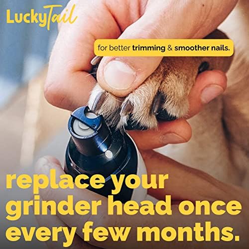 LUCKY TAIL - Dog Nail Grinder - Hard & Soft Replacement Heads - Small & Large - Image 4