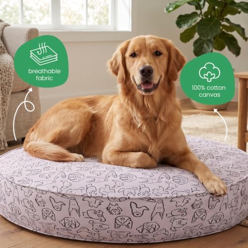 Molly Mutt Only You Dog Bed Duvet Cover, 100% Cotton Canvas Cover - Image 4