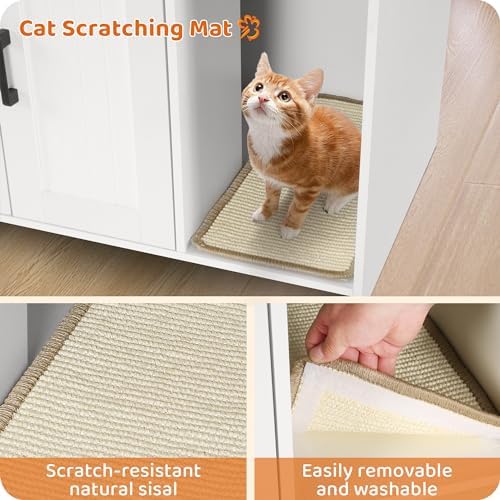 DWANTON Cat Litter Box Enclosure, - Image 5