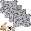 Haull 4 Pcs Waterproof Guinea Pig Bedding Mat, 13 x 10 by Haull