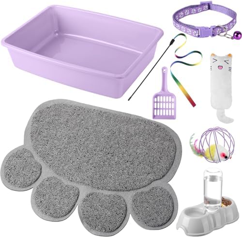 Tioncy 7 Pcs Kitten Litter Box Starter Kit by Tioncy