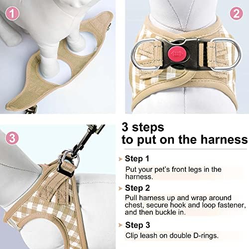 Dog Harness Step-in Breathable Puppy Cat Vest - Image 6