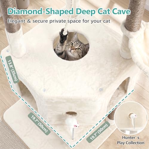 Cat Tree, 81.1" Skyward Corner Cat Tower - Image 2