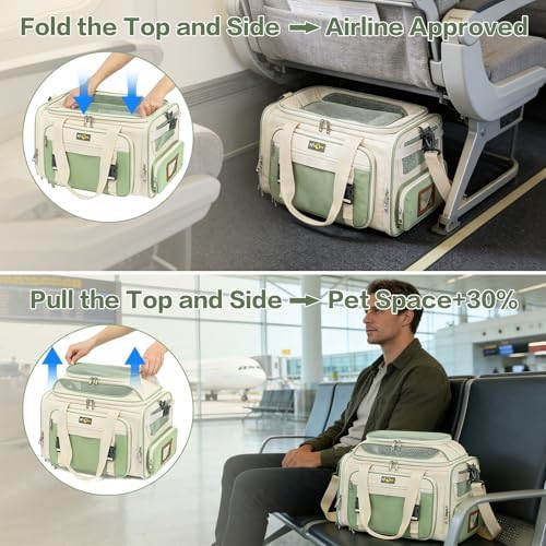 Airline Approved Cat Carrier for Small Dogs – Soft-Sided Travel Pet Carrier - Image 5