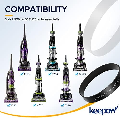 KEEPOW Style 7/9/10 P/N 3031120 Replacement Belt, Replace 32074 3031123 - Image 2