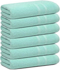 Looperry 6 Pack Small Bath Towel Set by Looperry