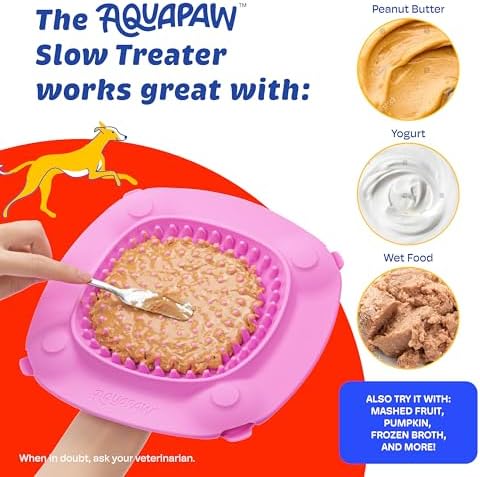 Aquapaw Lick Mat for Dogs 2-Pack XL, Suction Cup Dog Slow Feeder Pad & Licking - Image 7