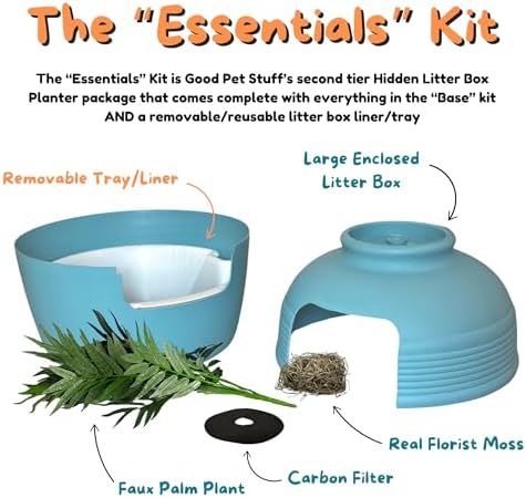 Good Pet Stuff Original Hidden Litter Box Planter, Decorative Cat Litter - Image 6