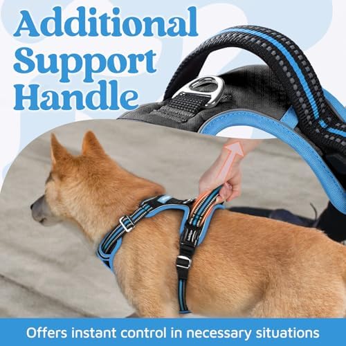 rabbitgoo Dog Harness for Large, No Pull 3 Buckles Easy On & Off - Image 4