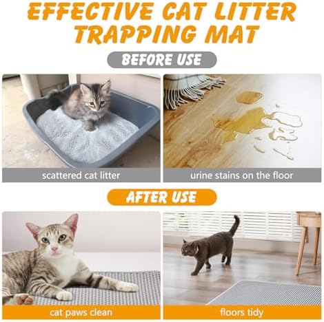 ondware Cat Litter Mat 24 x 15 in, Double Layer, Waterproof - Image 5