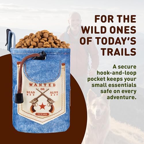 INSPECTOR TAIL Dog Treat Pouch for Training, Drawstring Bag, Hands Free - Image 7