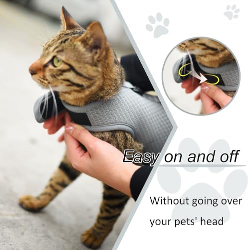 Cat Harness and Leash Set for Walking Escape Proof, Extra Large - Image 4