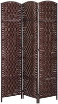 HOMCOM Room Divider 3-Panel, 6FT-Tall Folding Privacy Screen by HOMCOM
