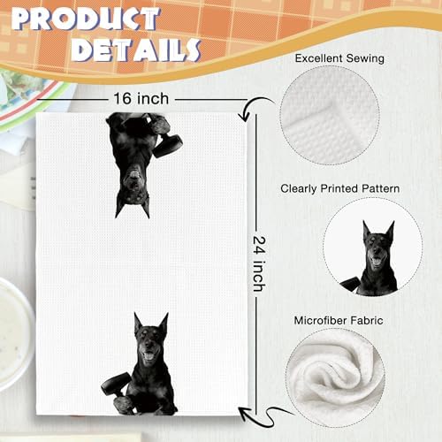 Dog Kitchen Towels Decor Set of 2 - Image 6