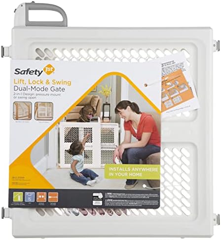 Safety 1st Baby Gates for Doorways, Pressure Mount Lift, Lock and Swing - Image 4