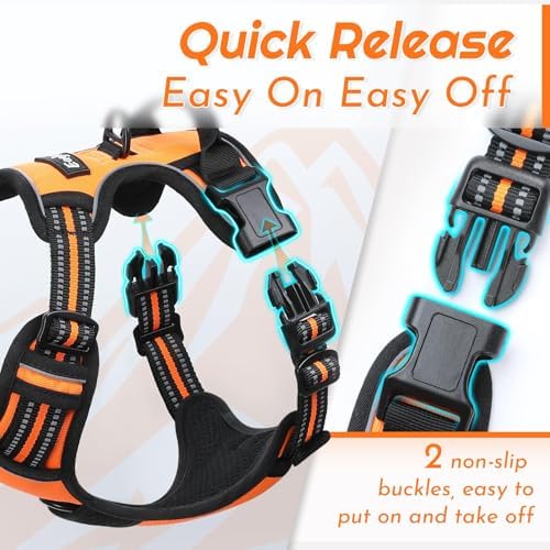 Eagloo Dog Harness for Medium Sized Dogs, No Pull Vest - Image 6
