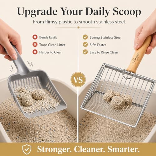 Premium Stainless Steel Cat Litter Scoop - Image 4