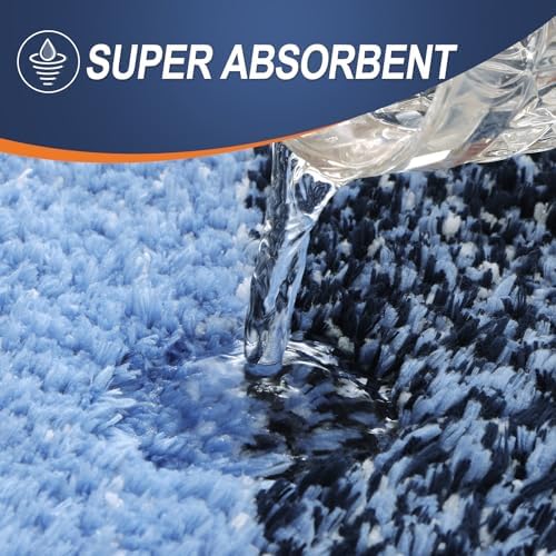 OLANLY Bathroom Runner Rug 40x20, Extra Soft Absorbent Microfiber Bath Rugs - Image 4