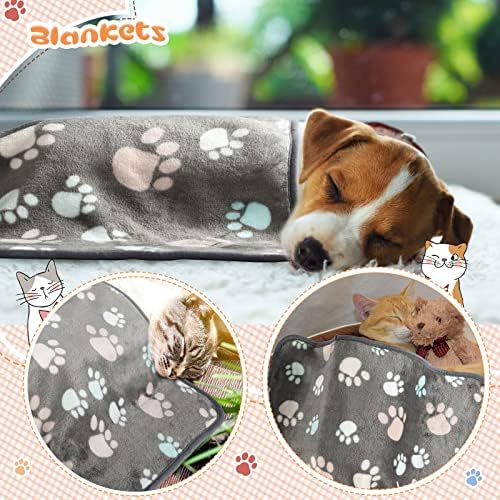 Tatuo 4 Pcs Fleece Dog Blankets - Image 2