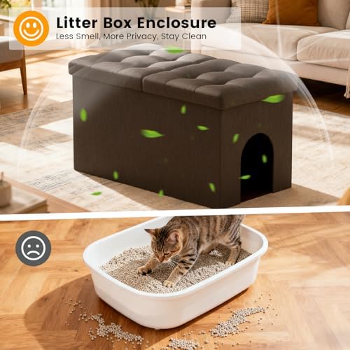 3-in-1 Cat Litter Box Enclosure - Image 2