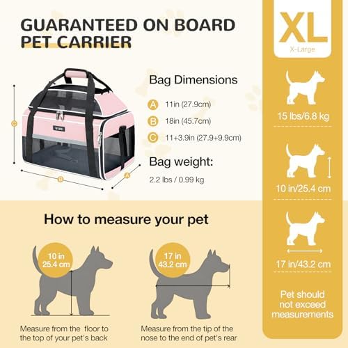 Lekereise Top-Expandable Pet Carrier 18x11x11Inch Delta American United Airline - Image 3