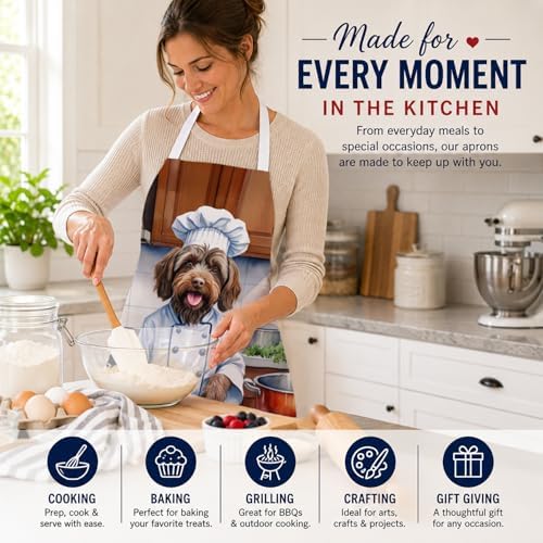Caroline's Treasures Wirehaired Pointing Griffon The Chef Apron Cooking Kitchen - Image 6