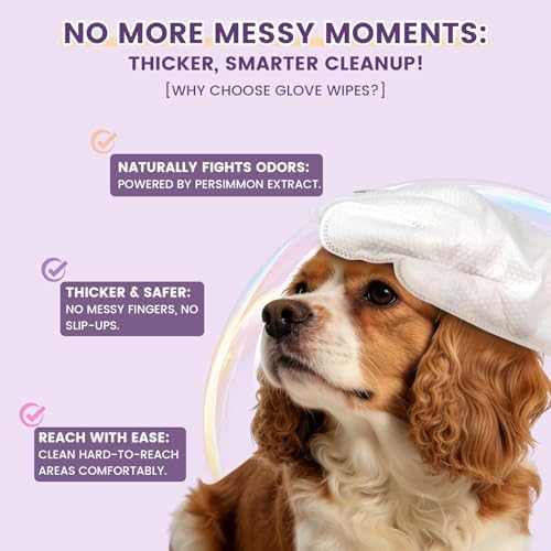 IMMHABI Hypoallergenic Pet Glove Wipes - Image 4