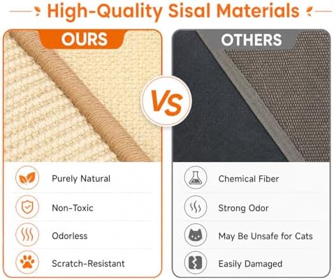 Natural Sisal Cat Scratcher Bed - Image 3