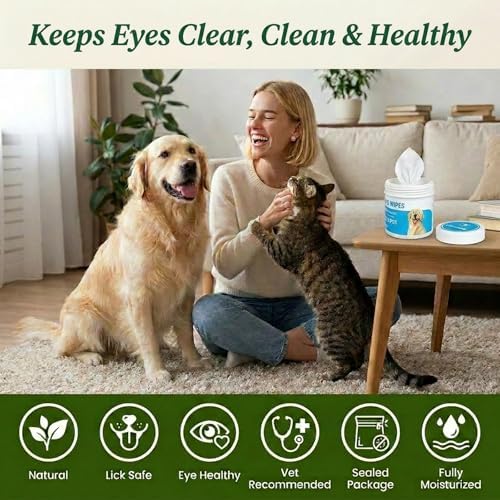 Dog Eye Wipes for Tear Stain Removal, Vet-Recommended Dog Eye Infection - Image 5