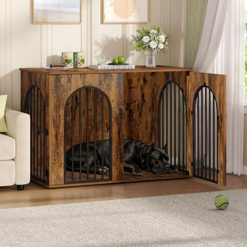 Hzuaneri 46.5'' Dog Crate Furniture, Dog Kennel Indoor by Hzuaneri
