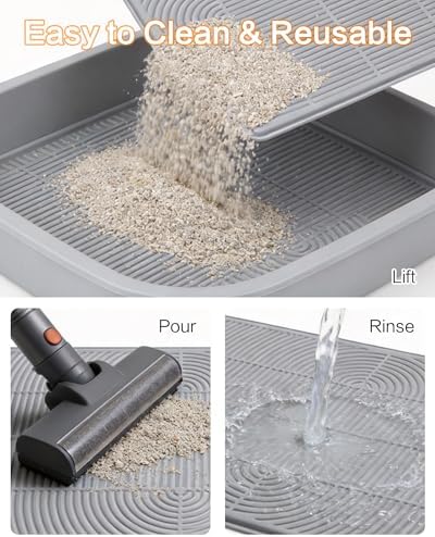 Extra Large Cat Litter Mat XL, Silicone Waterproof - Image 5