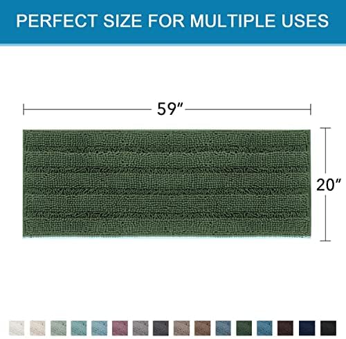 H.VERSAILTEX Bathroom Rugs Bath Mat Runner Rug Non Slip Kitchen Rug Extra Long - Image 2