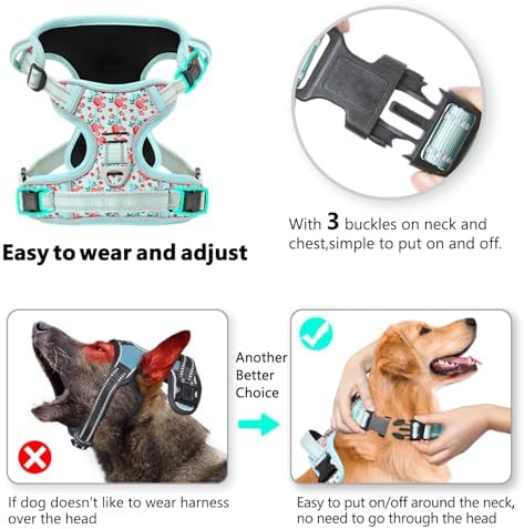 Timos Dog Harness for Large, Reflective No Pull Vest - Image 2