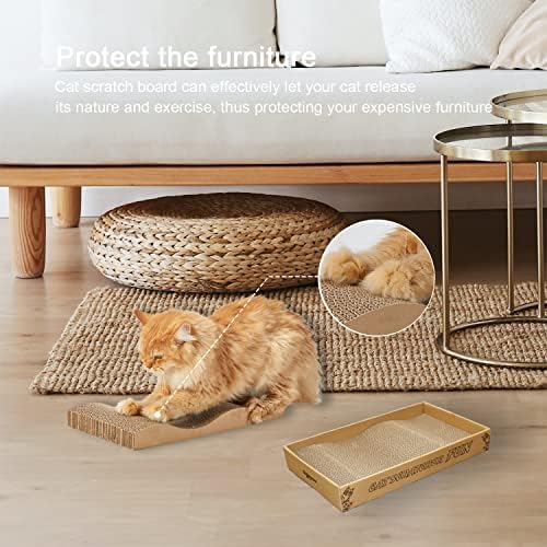 Cat Scratcher Pad Cardboard Scratch Box - Image 2
