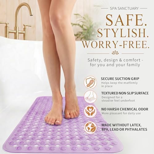 Yimobra Bathtub Mat Non Slip, Shower Mat - Image 4