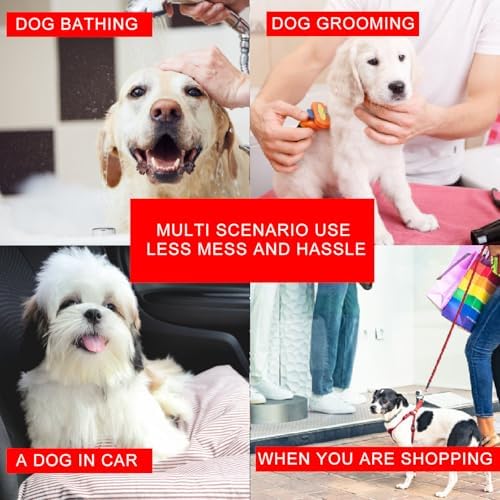 Alomejor Dog Bathing Tether, Suction Cup Dog Bath Leash Strap, Restrainer - Image 5