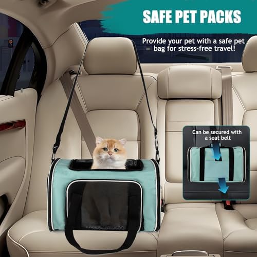 Cat, Dog Carrier for Small Medium Pet Carriers Up to15Lbs, Cats Carrier Soft- - Image 5