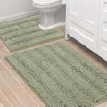 H.VERSAILTEX Bathroom Rug Sets 2 Piece Bath Mats Non Slip Thick Soft Chenille by HVERSAILTEX