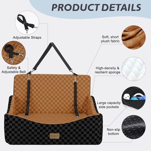 JOEJOY Dog Car Seat for Medium/Large Dogs - Image 4