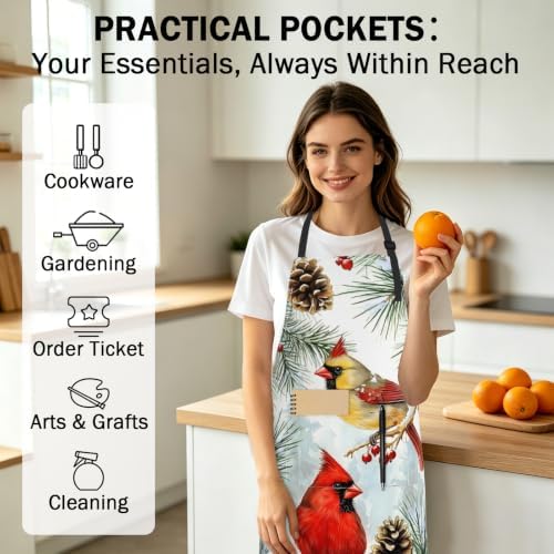 Giwawa Apron Unisex Resistant 33 x 28 inches - Image 6