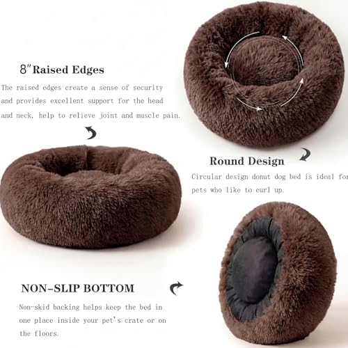 nononfish Comfortable Dog Bed for Small Dogs, Cozy Plush Pet Bed - Image 5
