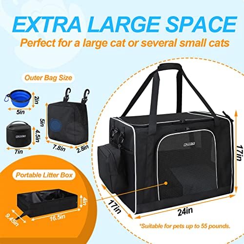 Petskd Extra Large Cat Carrier - Image 3
