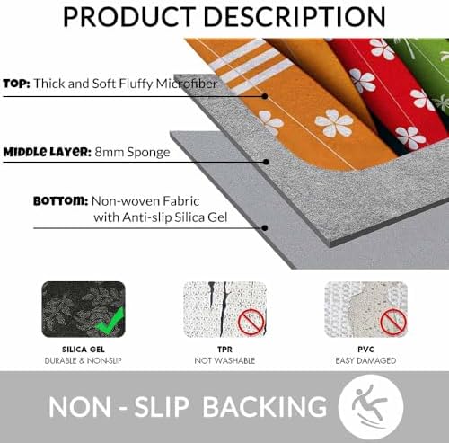 Surfing Vintage Style Bath Rugs - Image 6