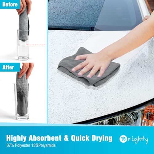 Orighty Microfiber Cleaning Cloth, Cleaning Rags, 12 Pack, 12x11 in - Image 3
