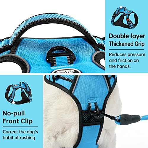 IVY&LANE No Pull Dog Harness for Small Dogs, Reflective Dog Vest Harness - Image 5