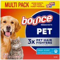 Bounce Pet Hair and Lint Guard Mega Dryer Sheets by Bounce