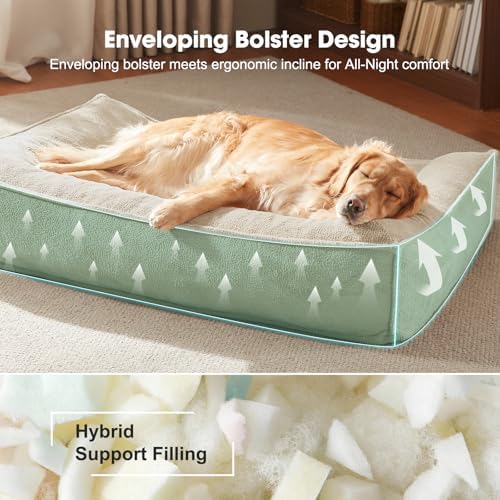 FURTIME XXL Orthopedic Dog Beds Large Sized Dog, Extra Thick Dog Couch 48" - Image 3