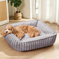 Medium Dog Bed Calming Cat Bed for Indoor Cats 24’’x20’’ Grey by Unknown