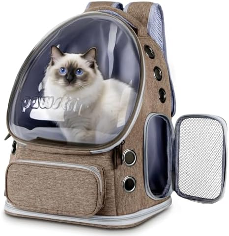 Cat Backpack Carrier Clear Bubble Window by pawstrip