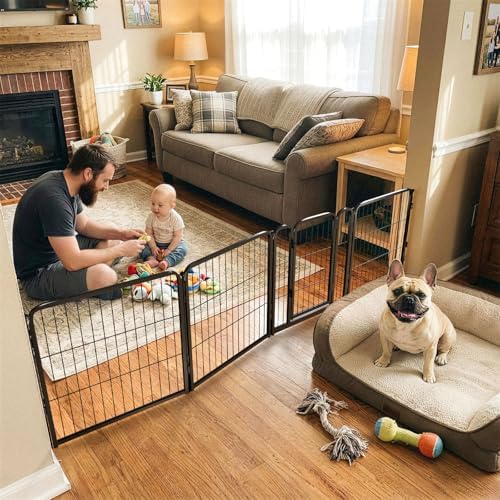 FXW Dog Gate, Extra Wide Adjustable by FXW